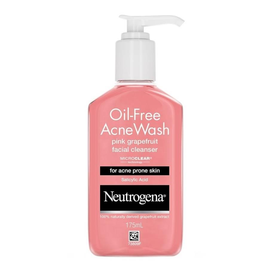 Neutrogena - Oil Free Acne Wash - PINK GRAPEFRUIT - FACIAL CLEANSER