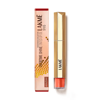 Lakme - 9to5 Overtime Shine Tinted Lip Oil - BRICK ROUGE