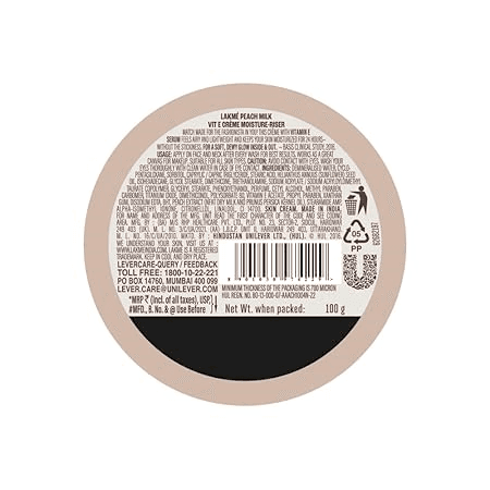 Lakme Peach Milk Soft Vit E Creme