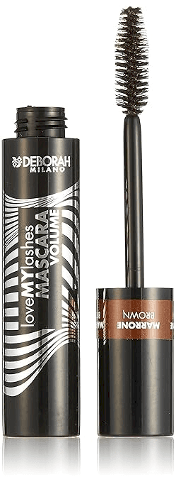 Deborah Milano Love My Lashes Mascara Volume, Brown
