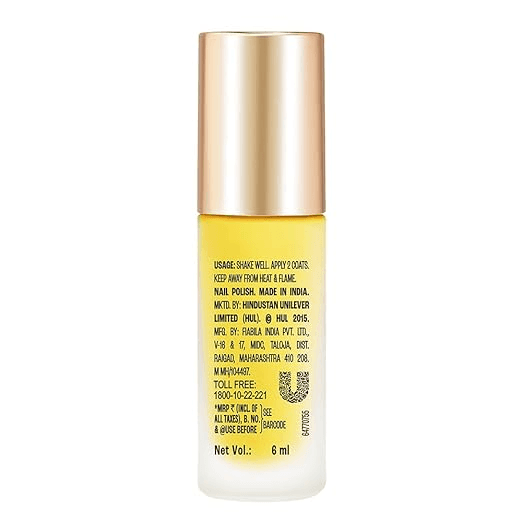 Lakme 9to5 Powerplay Insta-Manicure Nail Enamel - Lemon Burst