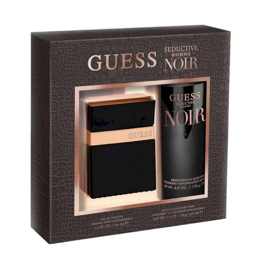 Guess - Seductive Homme Noir - Eau De Toilette + Deodorizing Body Spray - Gift Set 