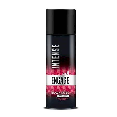 ENGAGE - INTENSE - BLACK SKIES - 24 HRS -  DEO SPRAY - MAN 