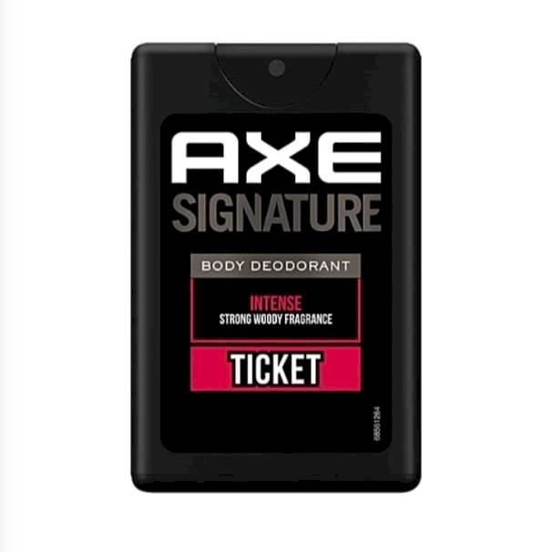 AXE - SIGNATURE - BODY DEODRANT - INTENSE STRONG WOODY FRAGRANCE - TICKET