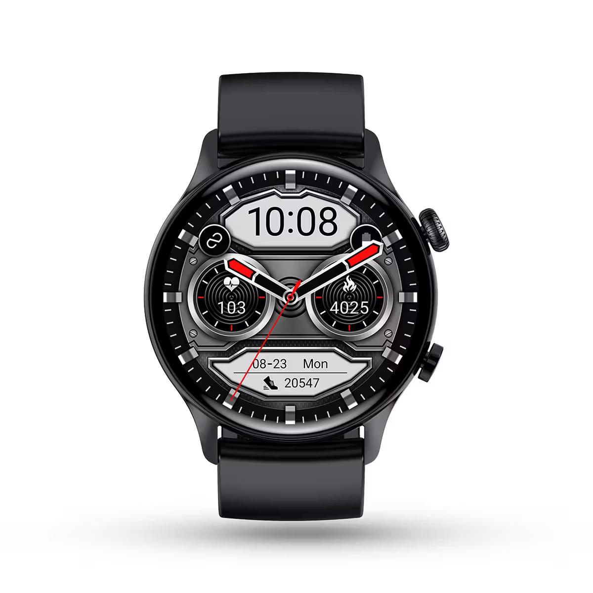 PEBBLE - SPECTRA - AMOLED SMART WATCH - JET BLACK 