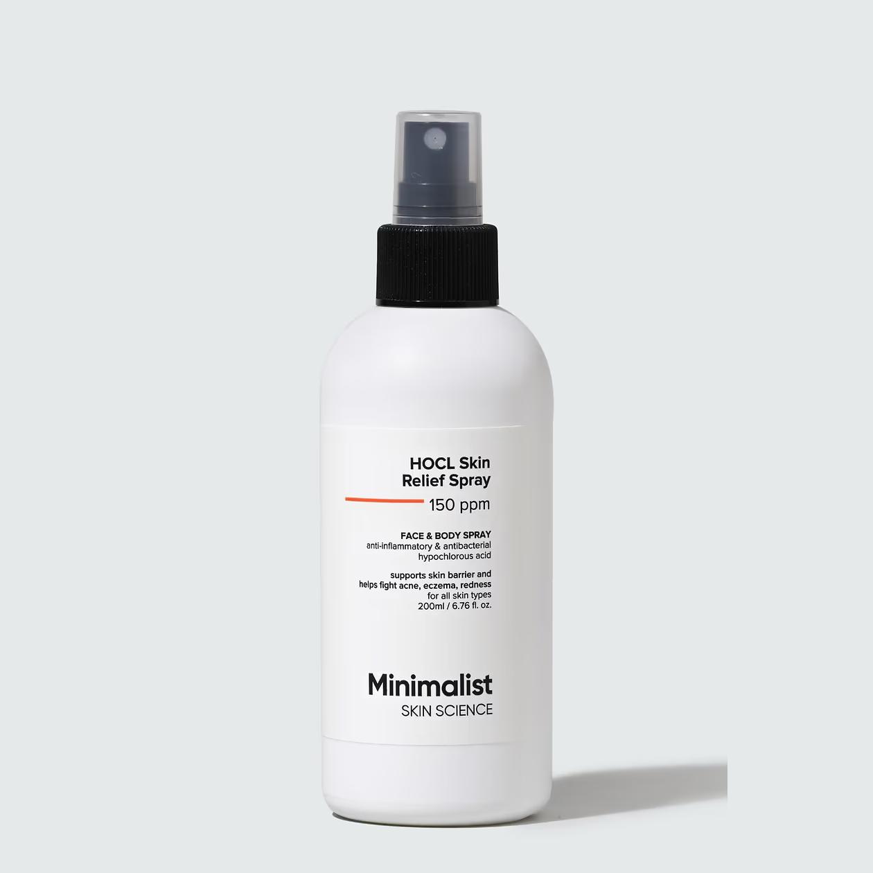MNIMALIST - HOCL SKIN - PURIFYING SPRAY - 150 PPM - FACE & BODY SPRAY 