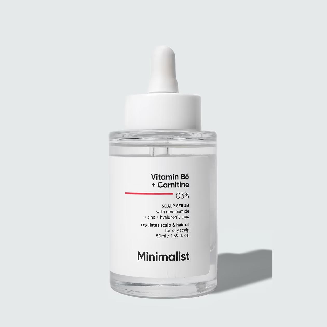 MINIMALIST - VITAMIN B6 + CARNITINE 03% - SCALP SERUM