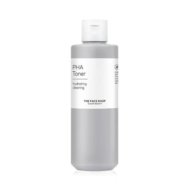 The Face Shop - PHA Toner with Hyaluronic Acid ΓÇô Liquid Exfoliant & Hydrates Skin to Improve Texture