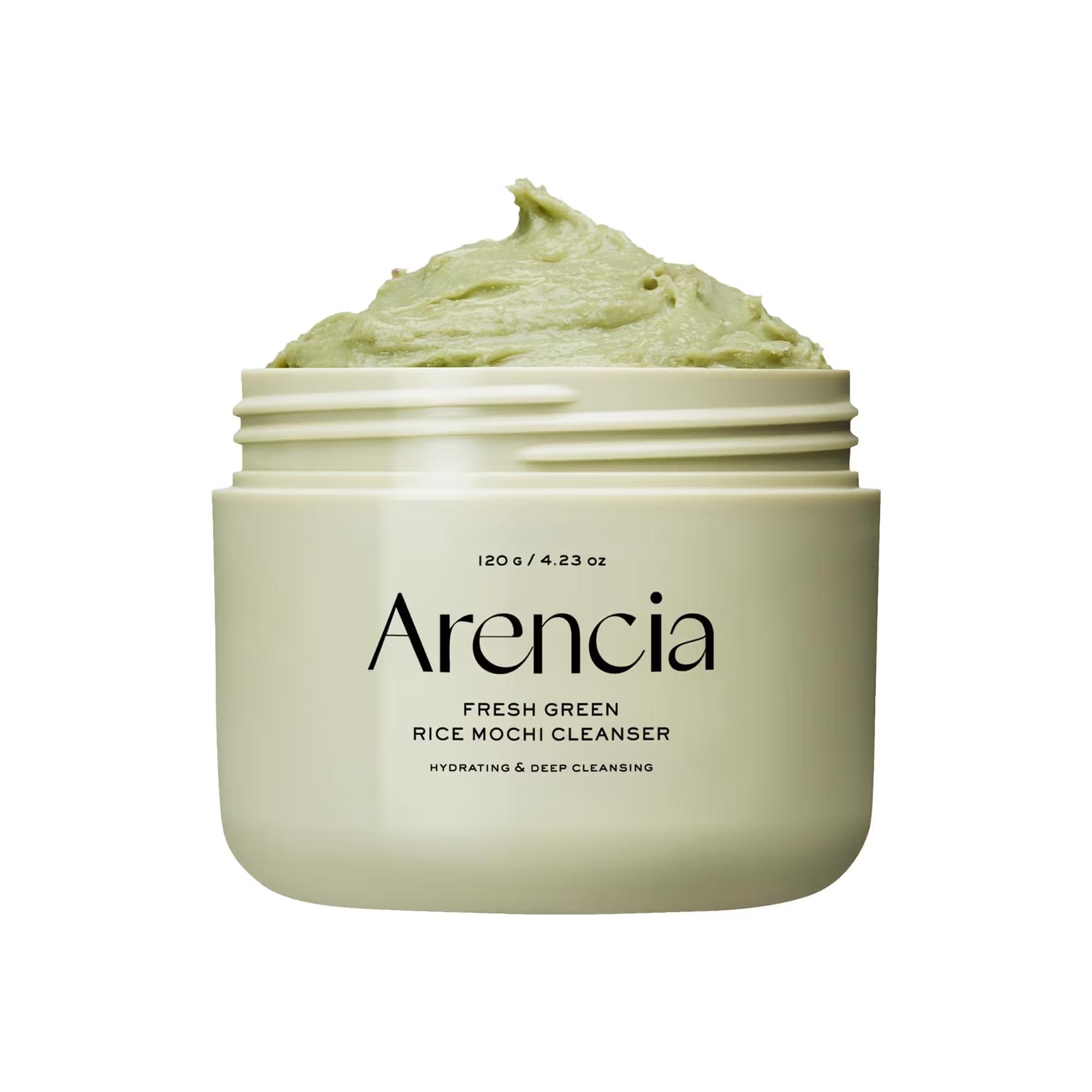 Arencia - Fresh Green Rice - Mochi Cleanser - Korean Cleanser, Mask & Makeup Remover, Reduces Blackheads