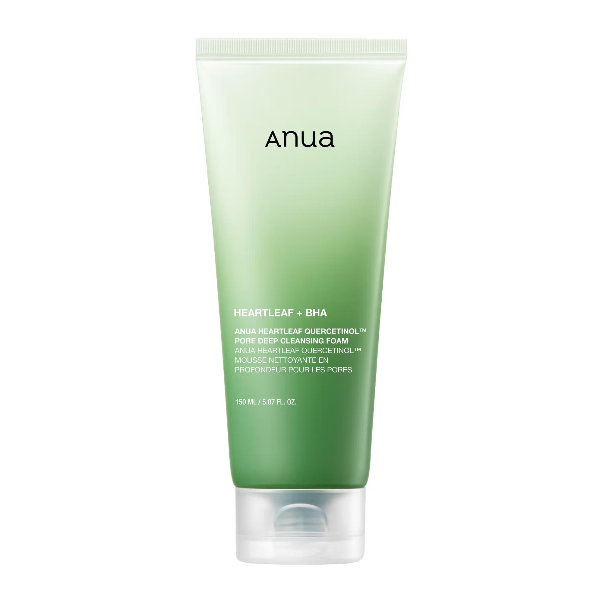 Anua - Heartleaf Quercetinol Pore Deep Cleansing Foam - with 0.5% BHA For Gentle Exfoliation