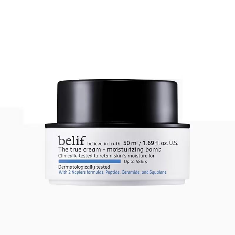 Belif - Moisturizing Bomb Cream - Vegan Korean Face Cream with Ceramides & Peptides For Barrier Repair 