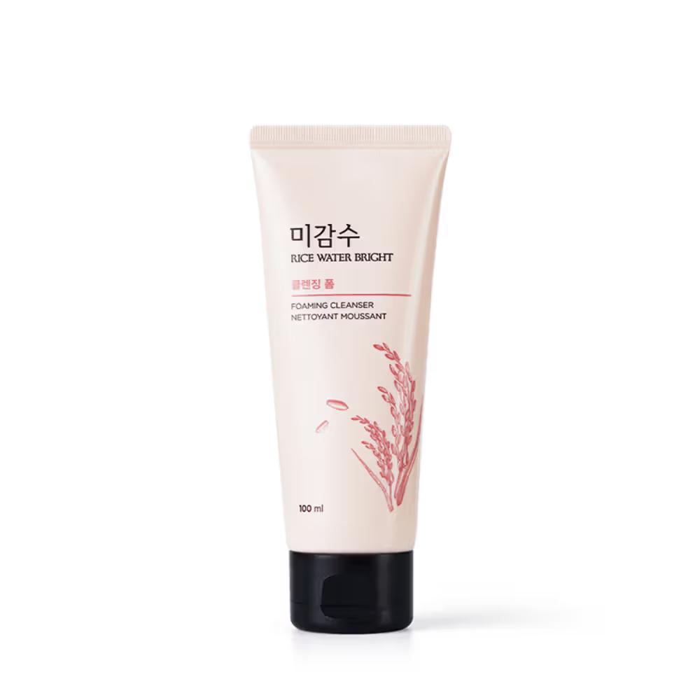 The Face Shop - Rice Water Bright Korean Cleanser - Best Face Wash for Even Tone & Glowing Skin 