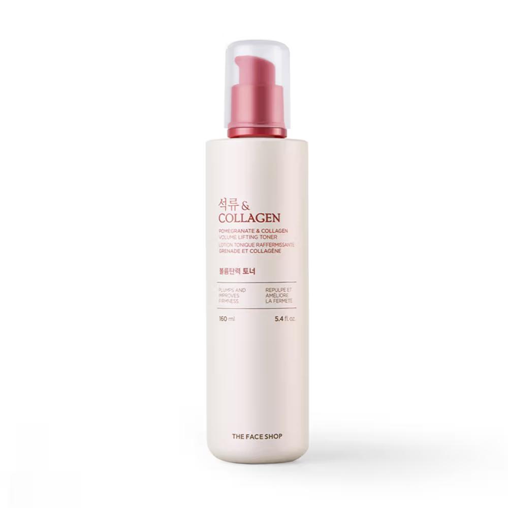 The Face Shop - Collagen & Pomegranate Korean Toner - with Hyaluronic Acid - Best in Anti Aging