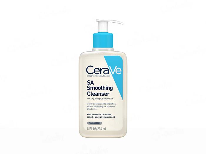 CeraVe - SA Smoothing Cleanser - For Dry, Rough & Bumpy Skin, Face wash- with Salicylic Acid & Ceramides