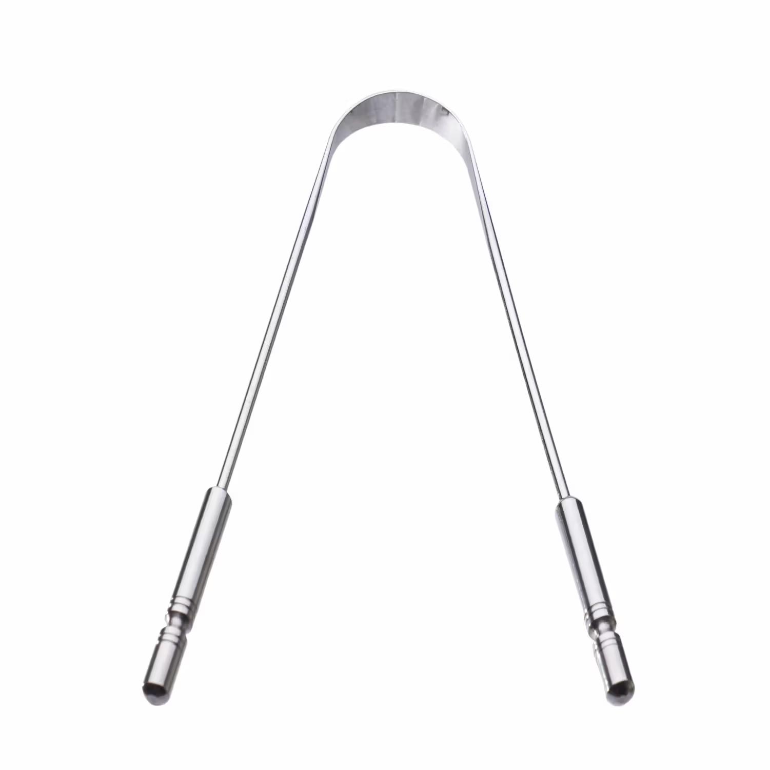Gubb - Tongue Cleaner Metal - For Kids & Adults - Easy to Use, Ideal for travelling, U-shaped