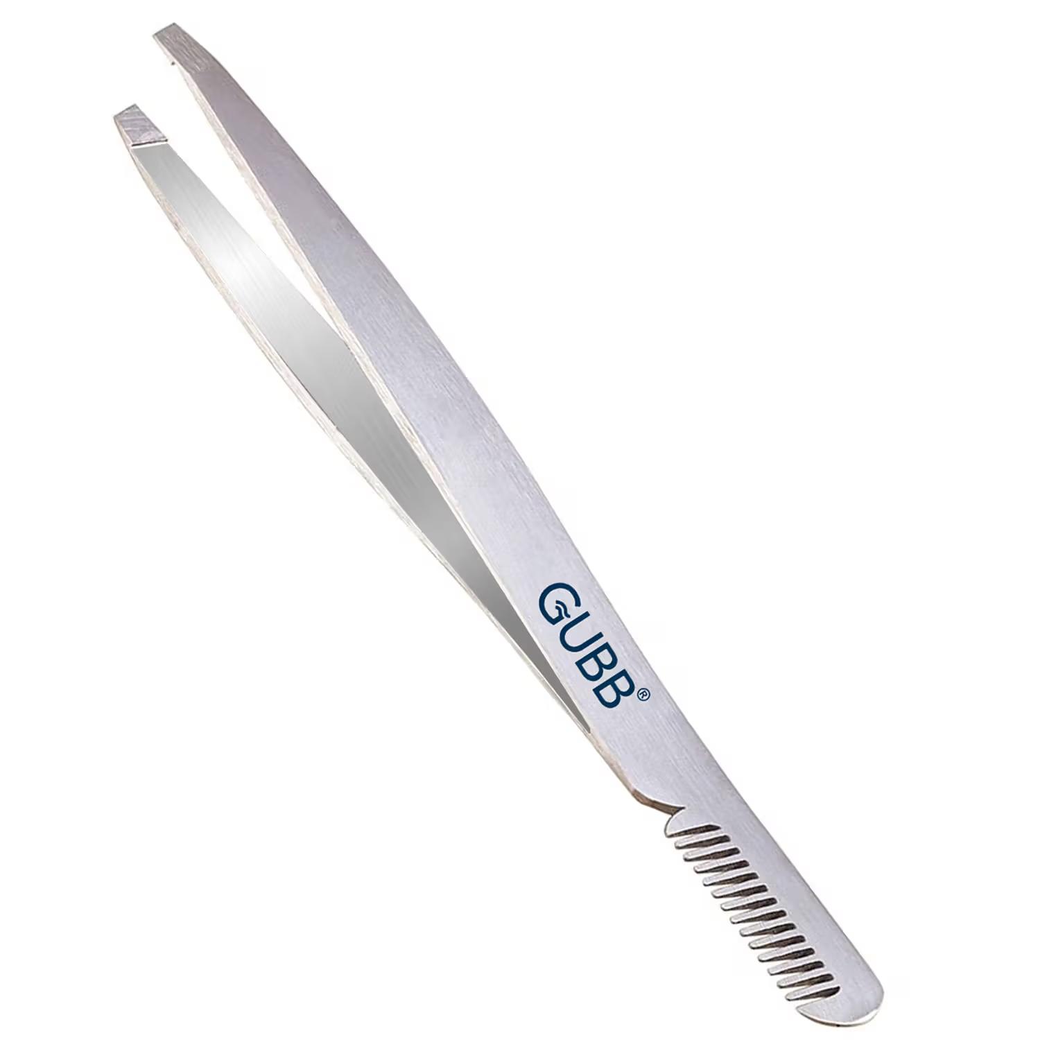 Gubb - Dual Function Tweezer - With Brow Comb