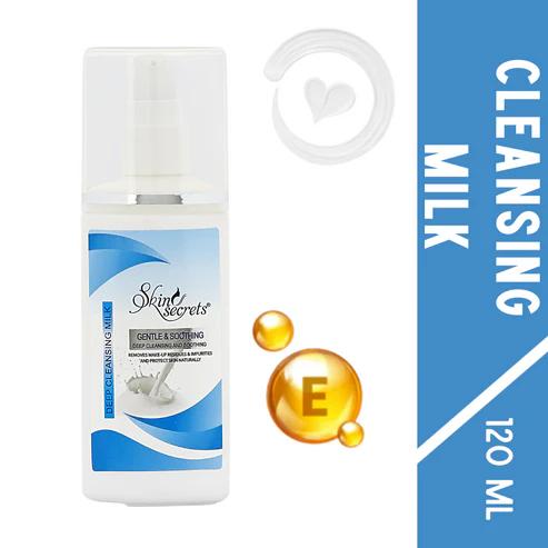 Skin Secrets - Deep Cleansing Milk - with Vitamin E Oil for - Gentle, Cleansed, Soft Skin