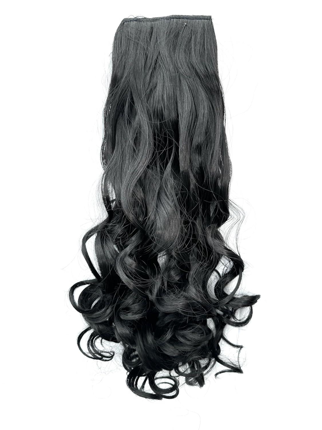 Hair-O-Mania - B0019 - Premium Hair Extension - Long Wavy/Curly Hairs - Wigs for Women