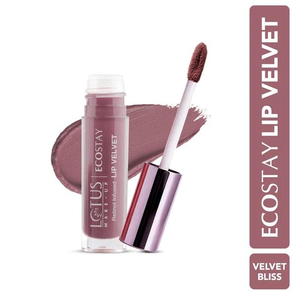 Lotus Make-up - Velvet Bliss - Ecostay-Lip - Velvet Matte Lip Color with Retinol