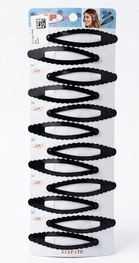 J.P High Profile - Oval Hair Pin - TicTok-Pins-Hair Clips - Strip with 6 Pairs