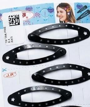 J.P High Profile - Star Pins - Tic-Tac-Hair Clips 