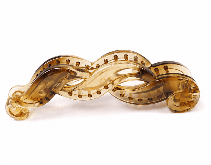 Birdware - WomenΓÇÖs Transparent Acrylic - Twisted Hair Claw Clip