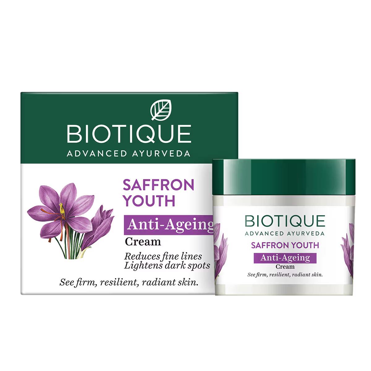 Biotique - Saffron Youth - Anti-Ageing - Cream