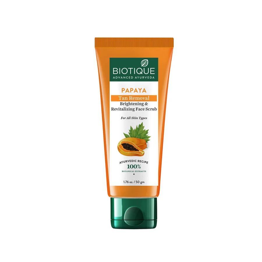 Biotique - Papaya - Tan Removal - Brightening & Revitalizing - Face Scrub