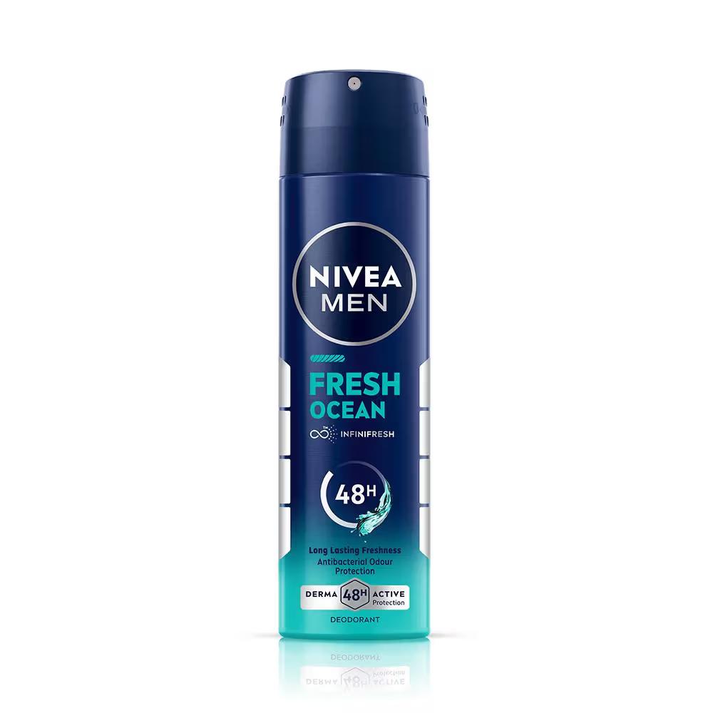 Nivea Men - Fresh Ocean - Deodorant, 48h Long lasting Freshness