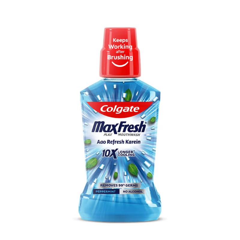 Colgate - Pepper Mint - Maxfresh - Plax Antibacterial Mouthwash