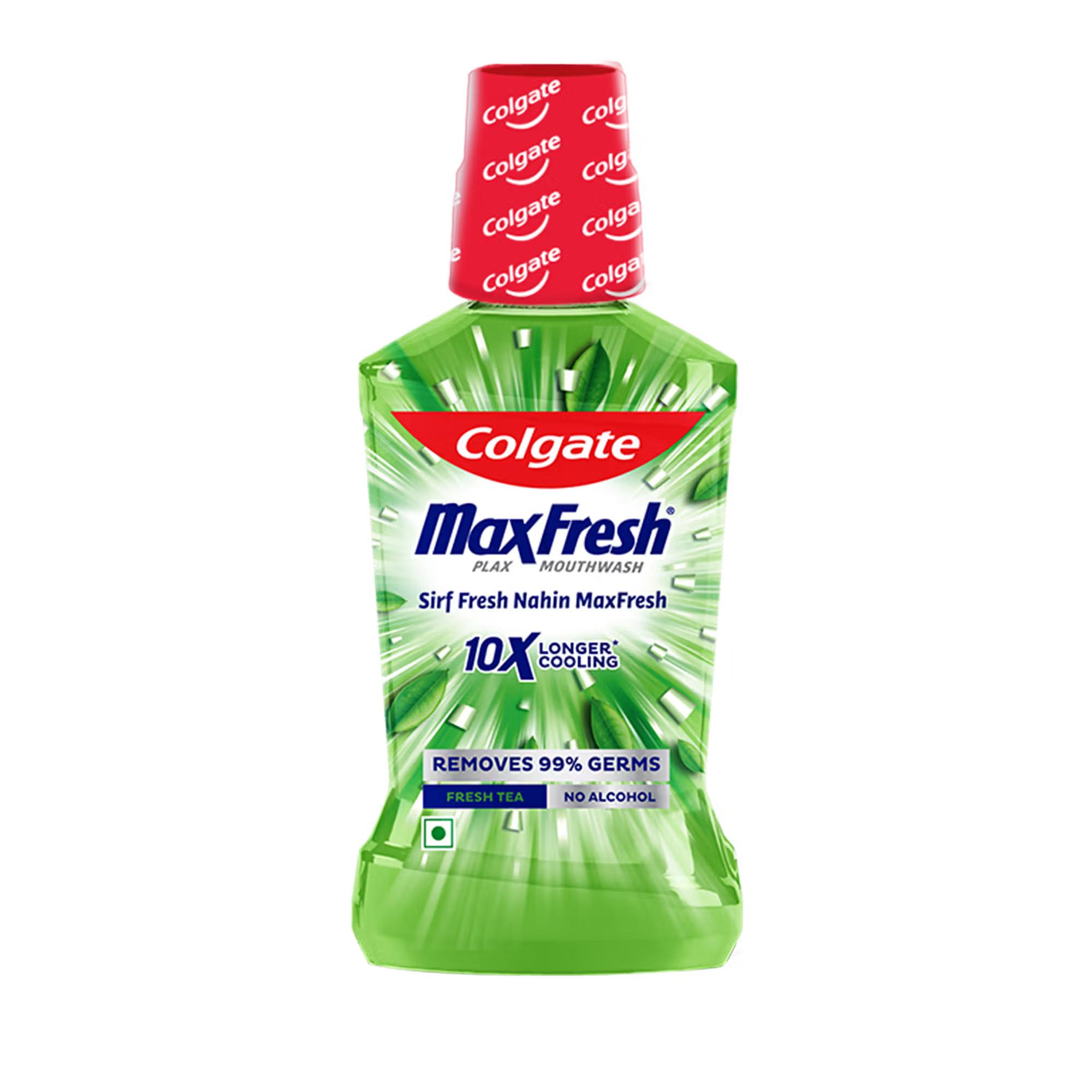 Colgate - Fresh Tea - Maxfresh - Plax Antibacterial Mouthwash