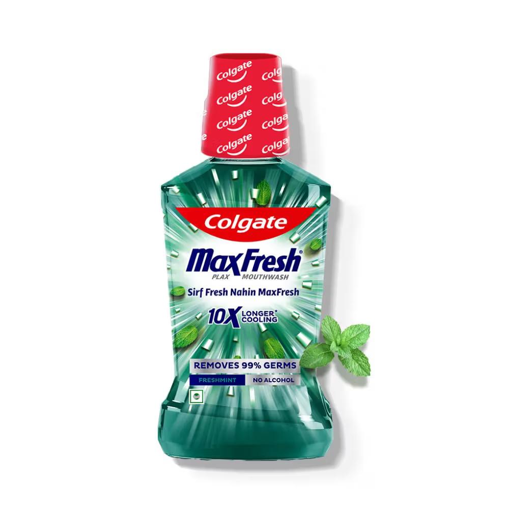 Colgate - Fresh Mint - Maxfresh - Plax Antibacterial Mouthwash