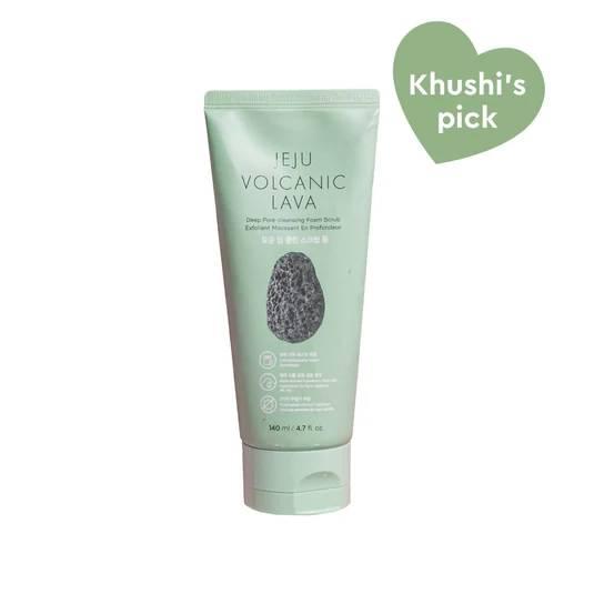 THE FACE SHOP - Jeju Volcanic Lava - Scrub Foam