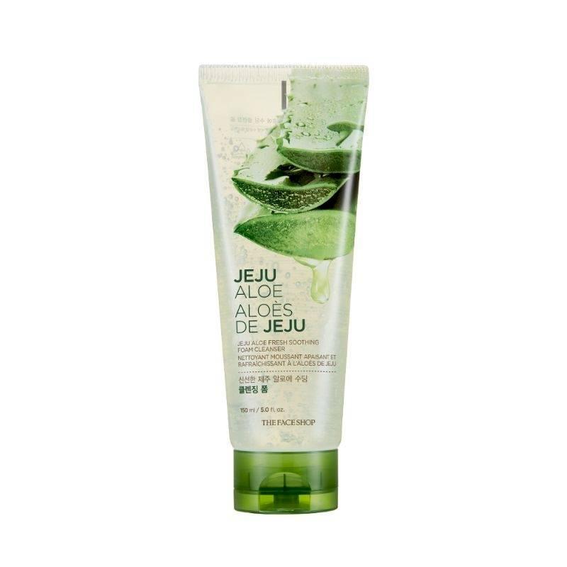 THE FACE SHOP - Jeju Aloe Fresh - Soothing Cleansing Foam