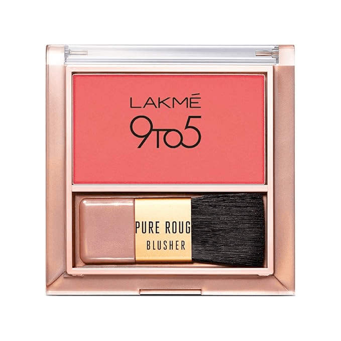 LAKME 9 TO 5 - PURE ROUGE BLUSHER - CORAL PUNCH
