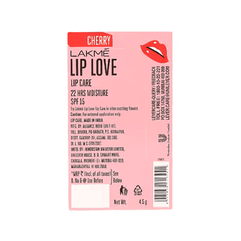 Lakme - Lip Love Lip Balm - Cherry