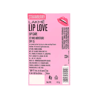 Lakme - Lip Love Lip Balm - Strawberry