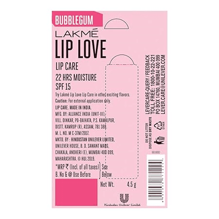 Lakme - Lip Love Gelato Chapstick - Bubblegum