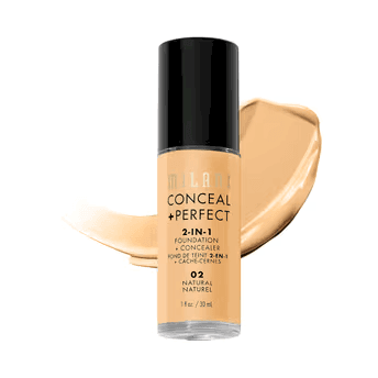 MILANI CONCEAL + PERFECT 2-IN-1 FOUNDATION + CONCEALER - 02 NATURAL