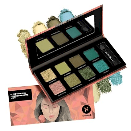 SUGAR Cosmetics Blend The Rules Matte Eyeshadow Palette - 07 Ivy