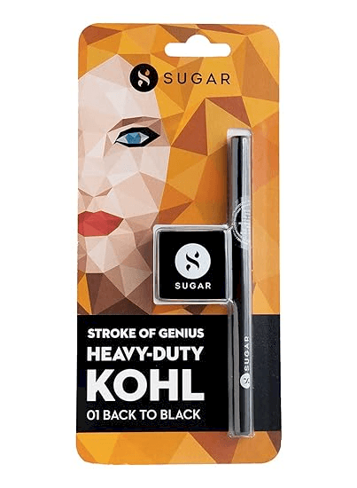 Sugar - Back To Black - Stroke Of Genius Heavy Duty Kohl With Free Sharpener