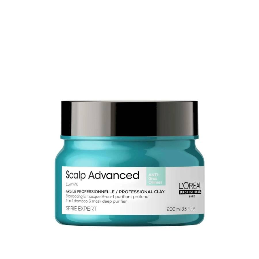 L’Oréal Professionnel Paris - Scalp Advanced - Anti-oiliness 2-in-1 deep purifier clay