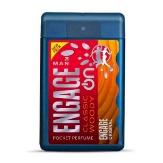 ENGAGE ON - CLASSIC WOODY - MAN - POCKET PERFUME SPRAY