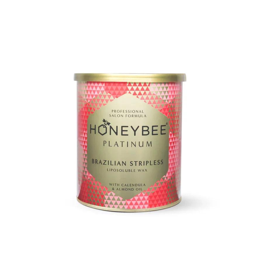 HONEYBEE - PLATINUM - BRAZALIAN STRIPLESS - LIPOSOLUBLE WAX WITH CALENDULA & ALMOND OIL