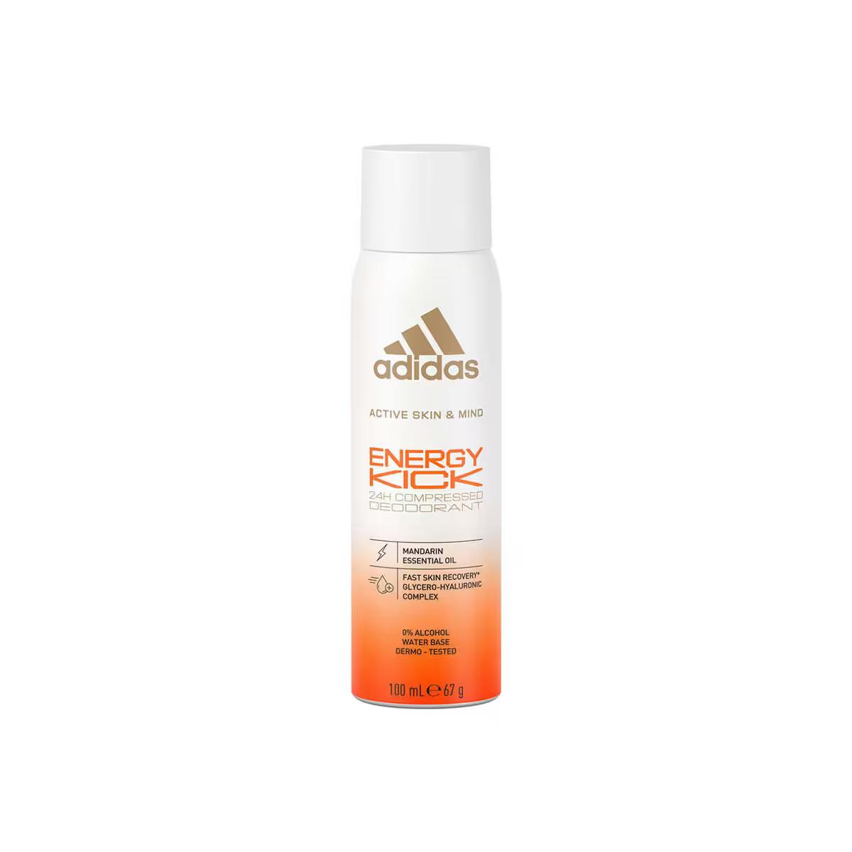 Adidas - Active Skin & Mind Energy Kick - 24H Compressed Deodorant