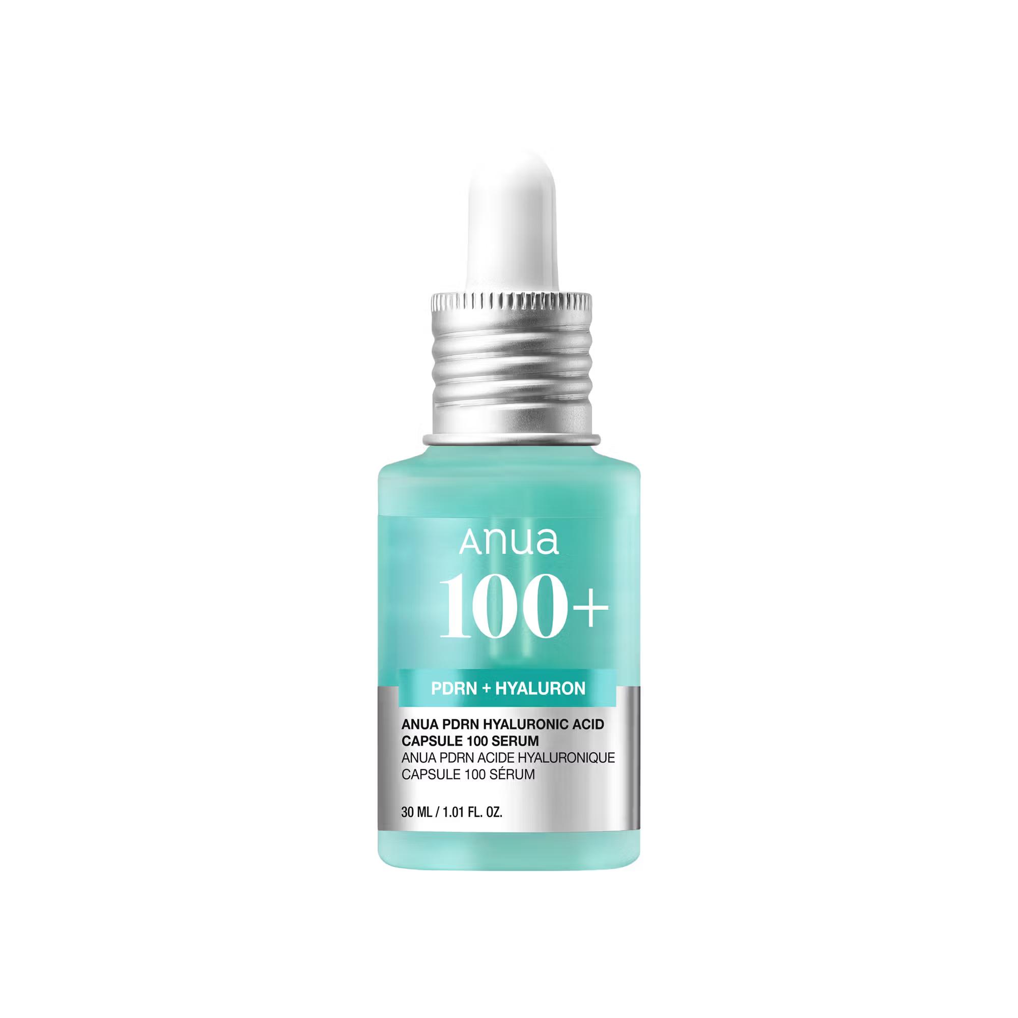 Anua - Pdrn - Hyaluronic Acid Capsule 100 Serum - with Collagen For Plump, Dewy, Radiant Glass Skin