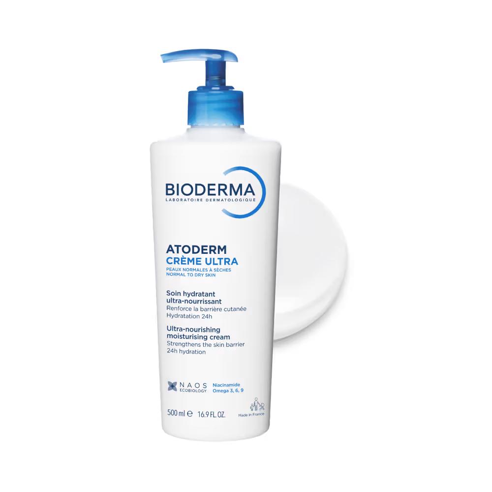 Bioderma - Niacinamide Moisturizer - Atoderm Creme Ultra - Boosts Hyaluronic Acid, Ceramides