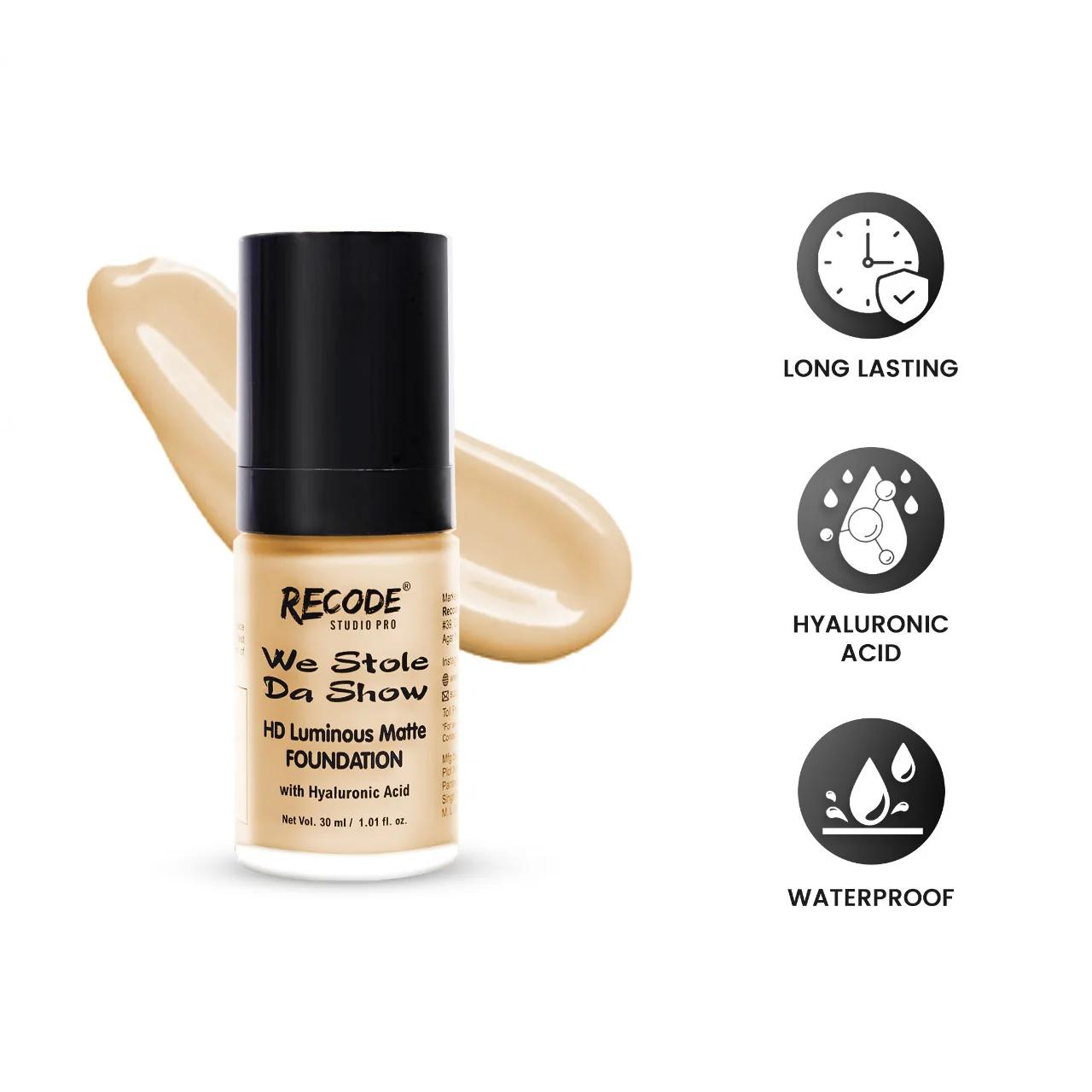 Recode - Bharat - HD Luminous Matte Foundation