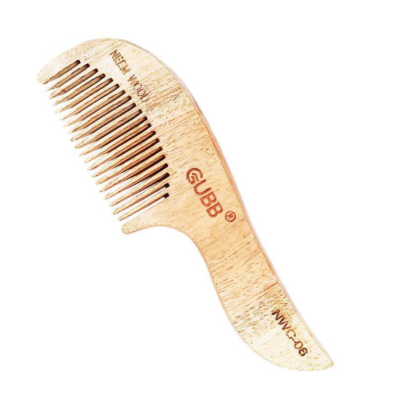 Gubb - Neem - Wood Comb With Small Handle