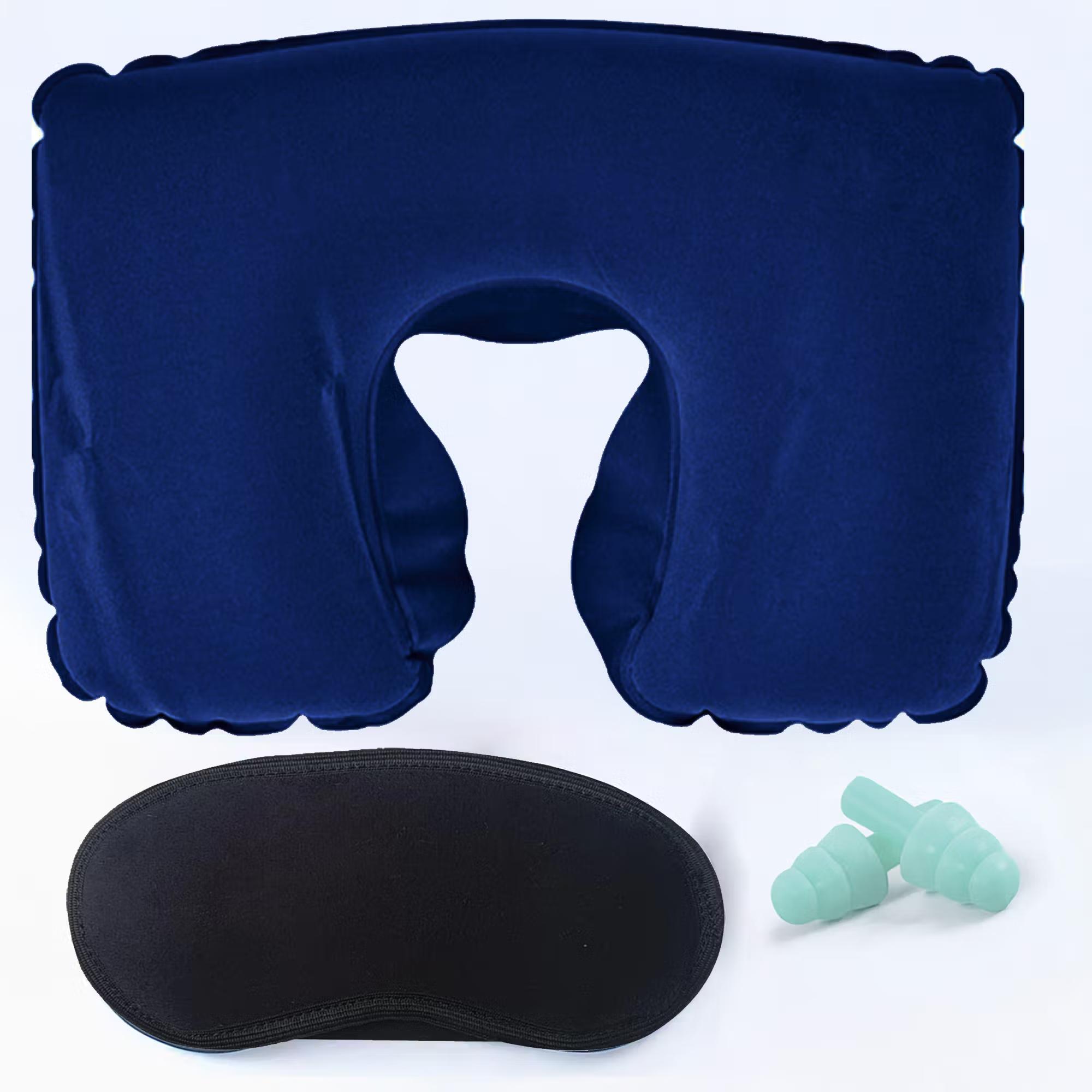 Gubb - Travel Sleeping Kit - Sleeping Pillow for Travelling, Eye Cover Mask for Sleeping